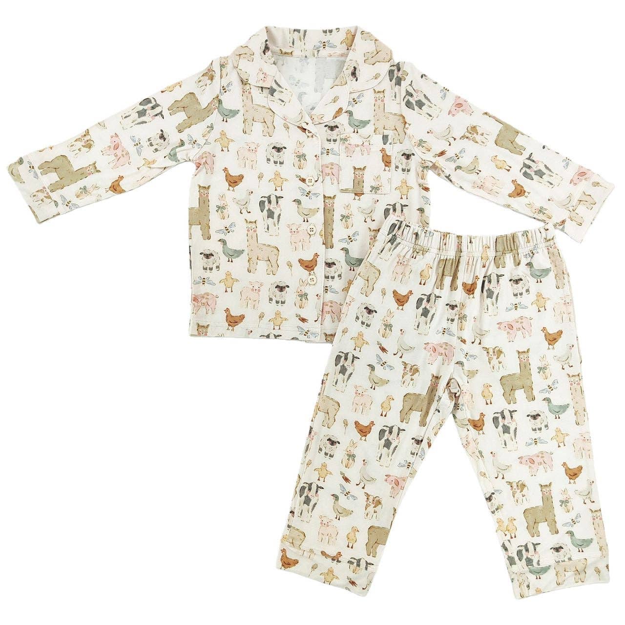 Spring Farm Bamboo Button Up Set