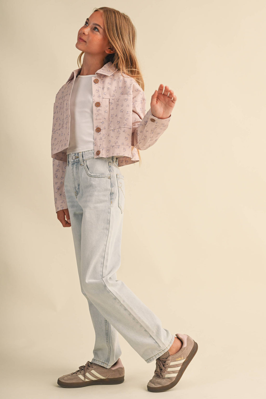 Floral Cropped Jacket