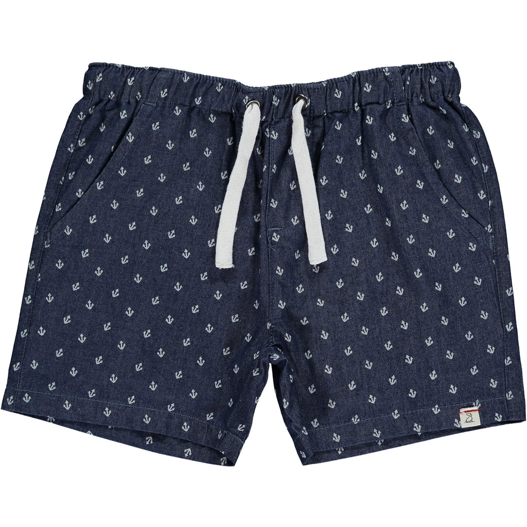 CHAMBRAY ANCHOR SHORTS