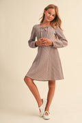 Lila Mocha Dress
