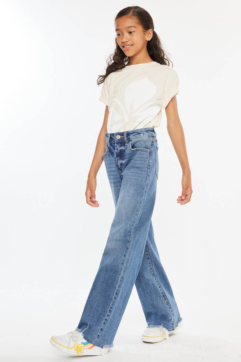 KanCan High Rise Slim Wide Leg