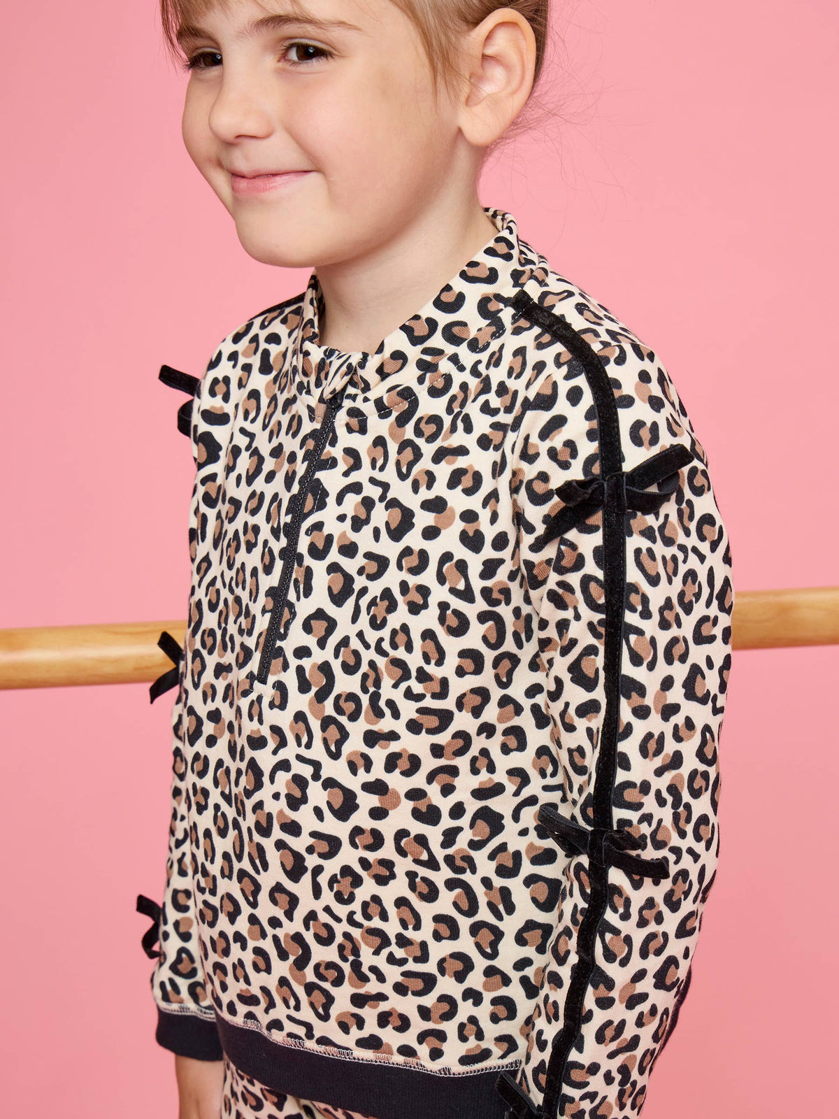 Fleece Leopard Short Set