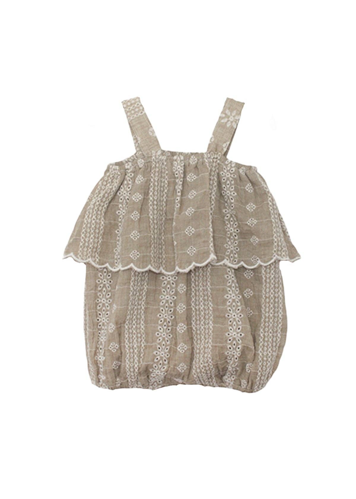 Espresso Sleeveless Romper
