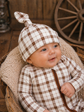 Knot Beanie, Homestead Plaid
