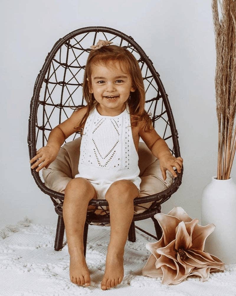 Drake Crochet Halter Romper