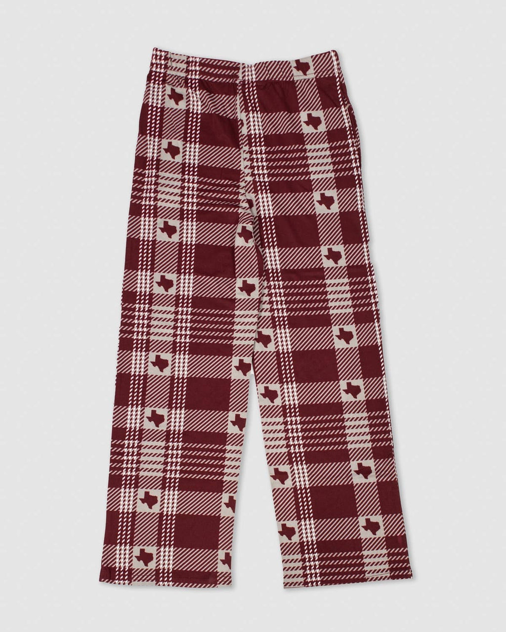 Maroon Texas Plaid Sleep Pants