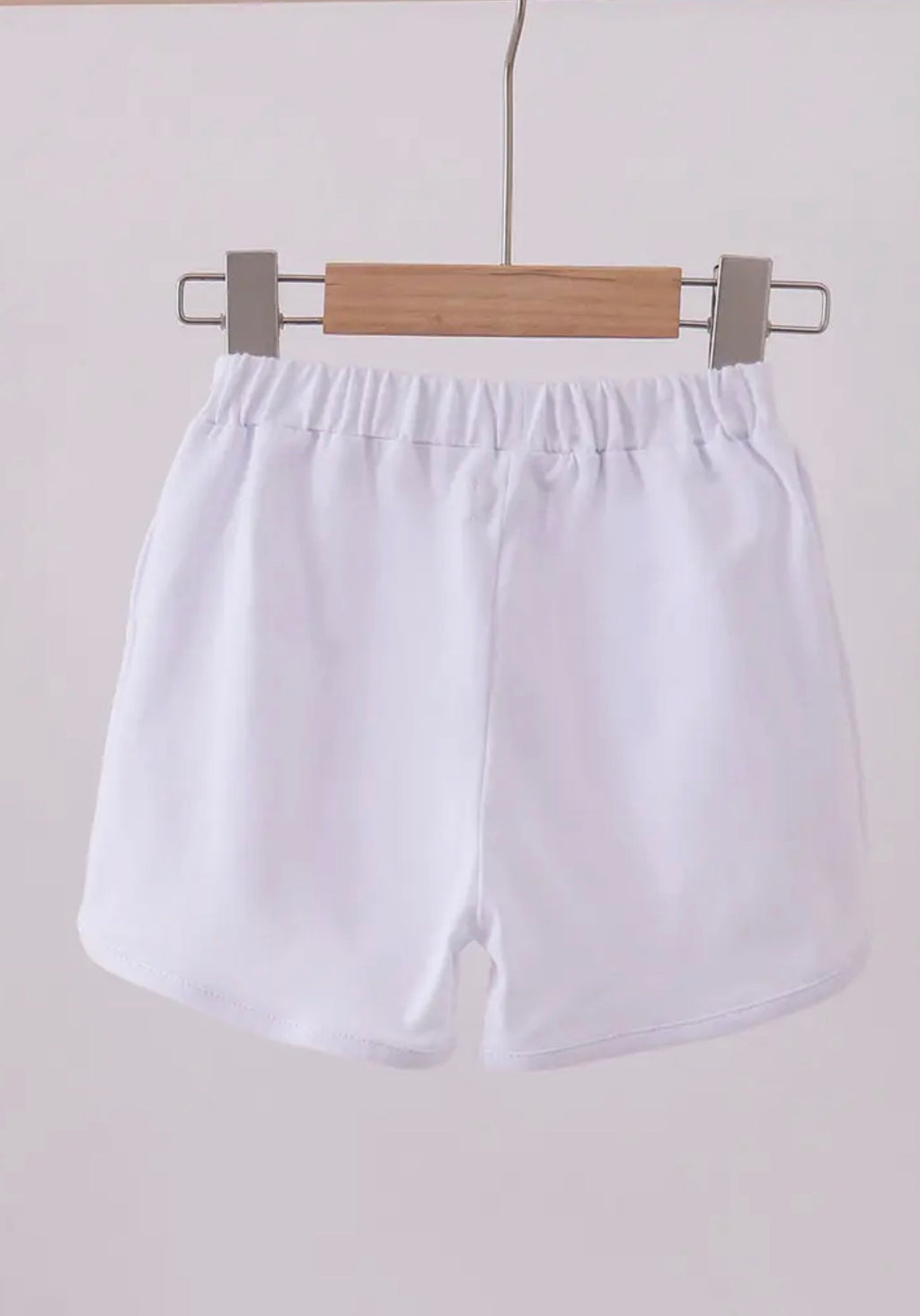 White Bow Shorts