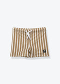 Swim Boardie Shorts – Stripe / Khaki