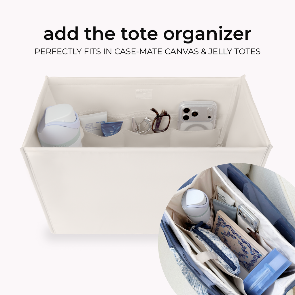 Case-Mate Bow Jelly Tote- Matte Latte