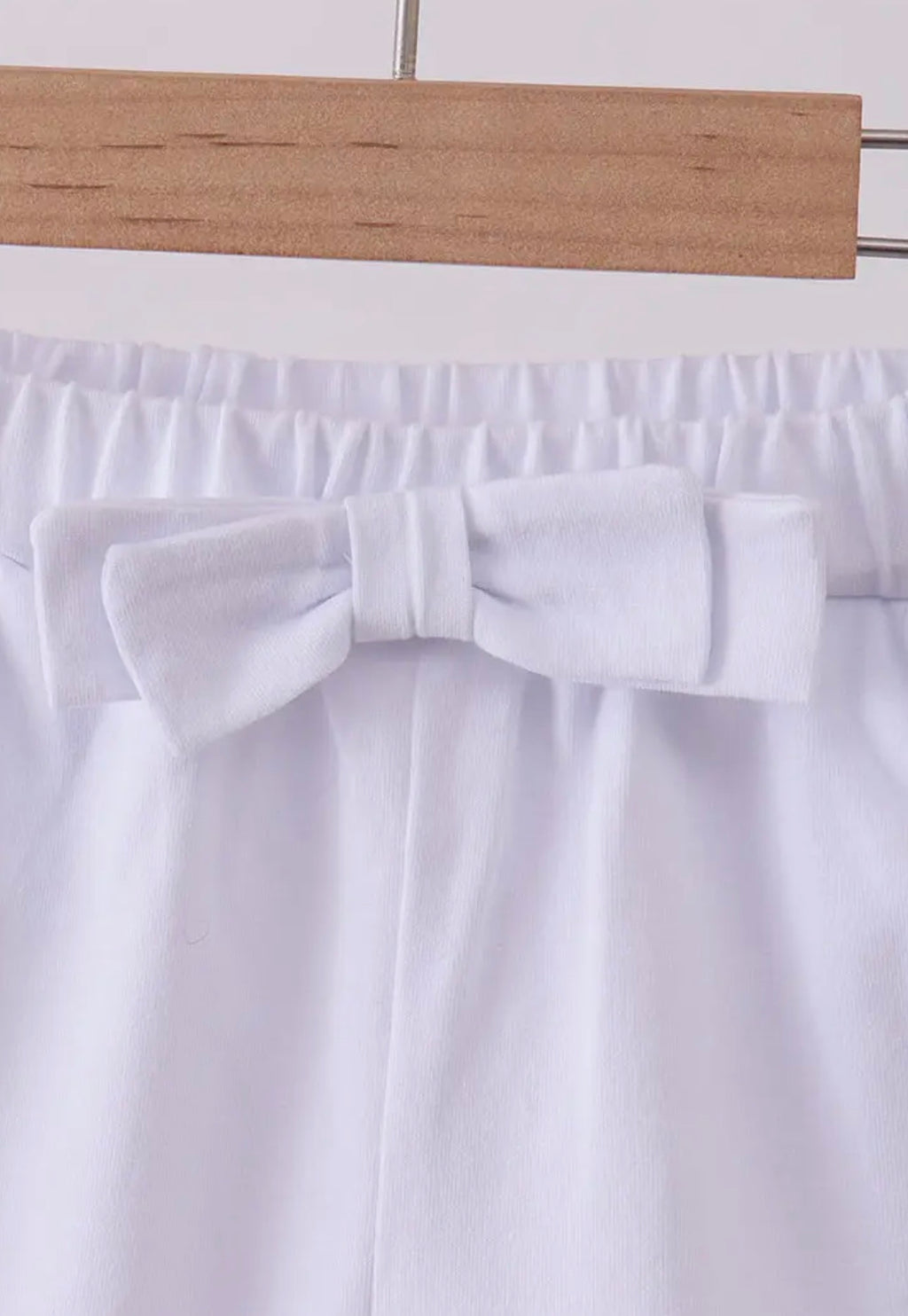 White Bow Shorts