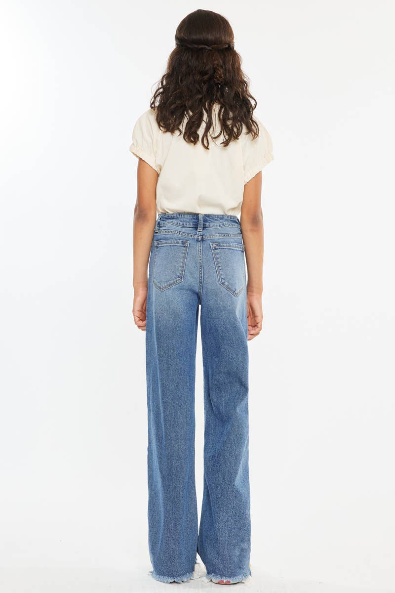 KanCan High Rise Slim Wide Leg