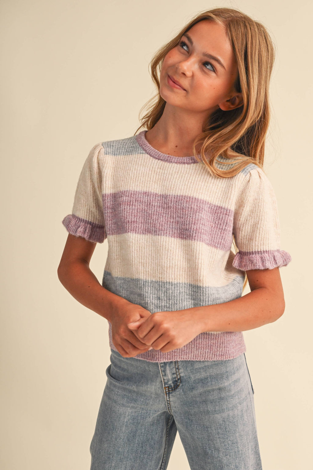 PUFF SLEEVE SWEATER