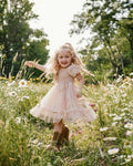 Smocked Dots Tulle Dress
