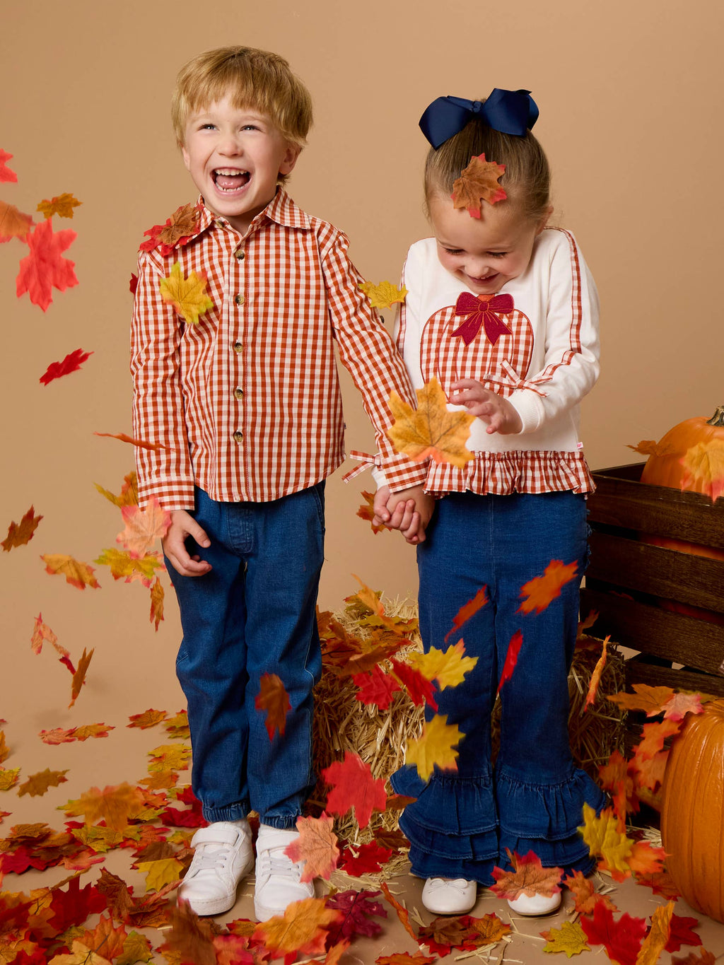 Pumpkin Bow Sweatshirt
