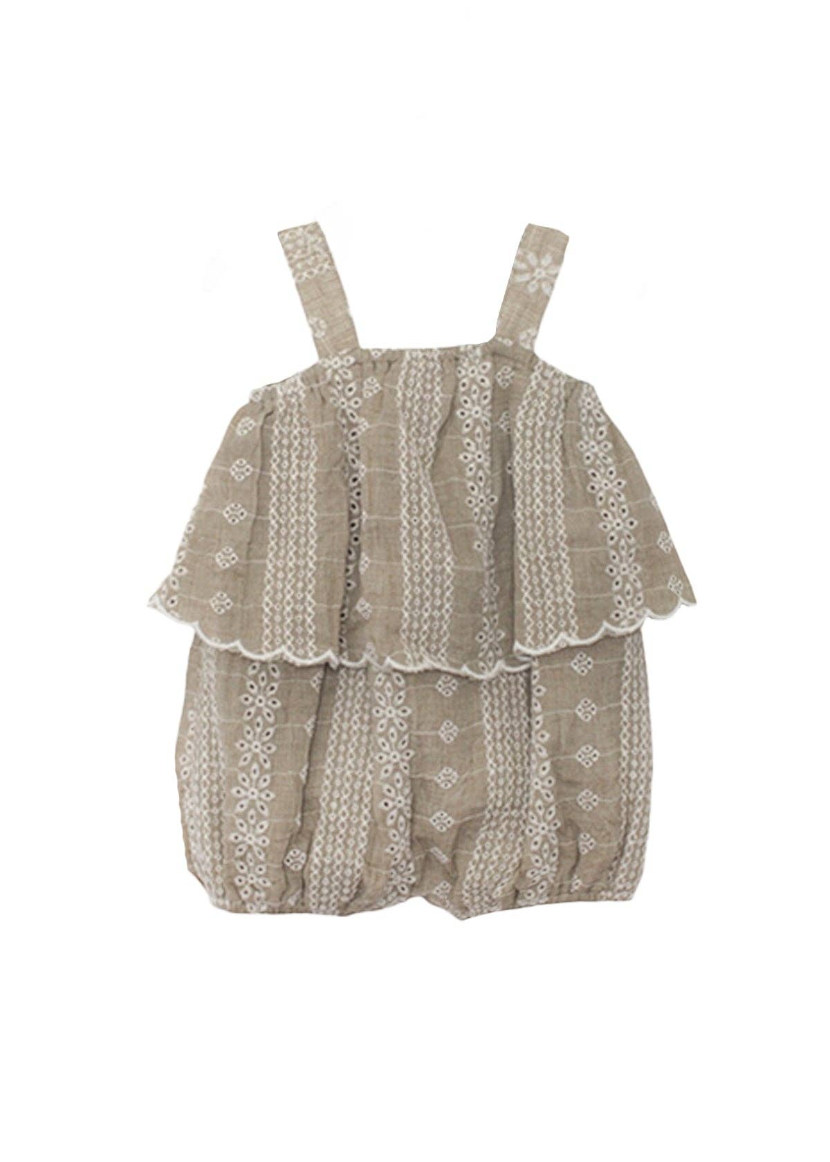 Espresso Sleeveless Romper