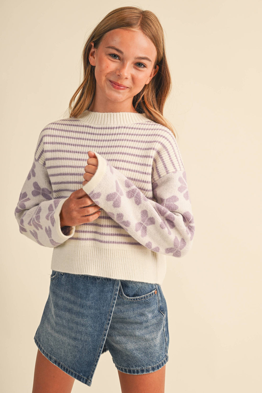 TESSA BOW SWEATER