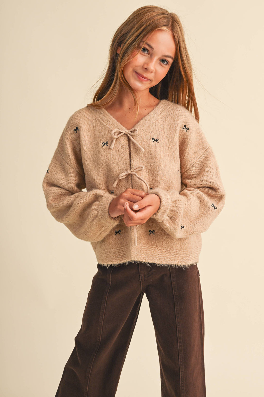 Margot Bow Cardigan