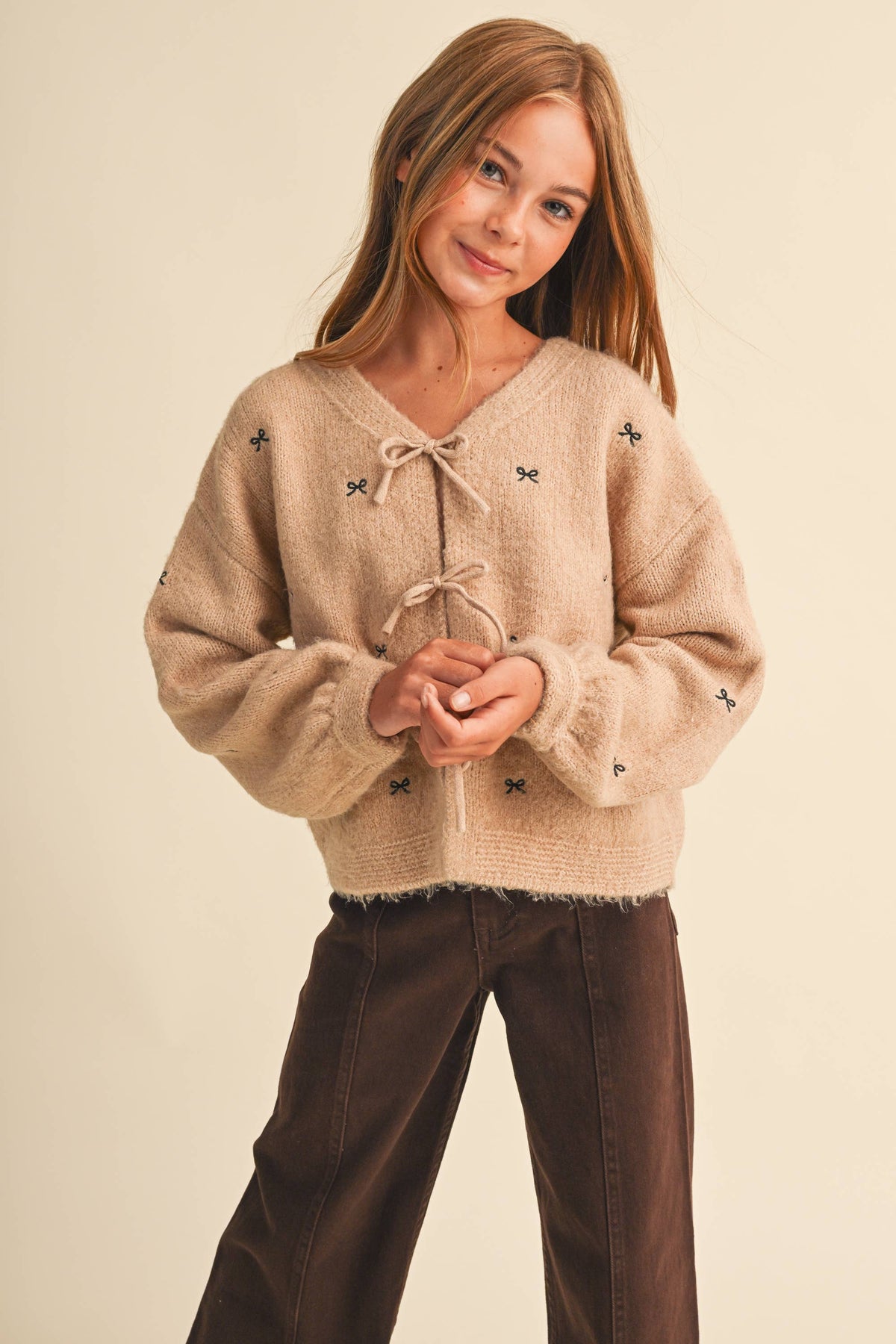 Margot Bow Cardigan
