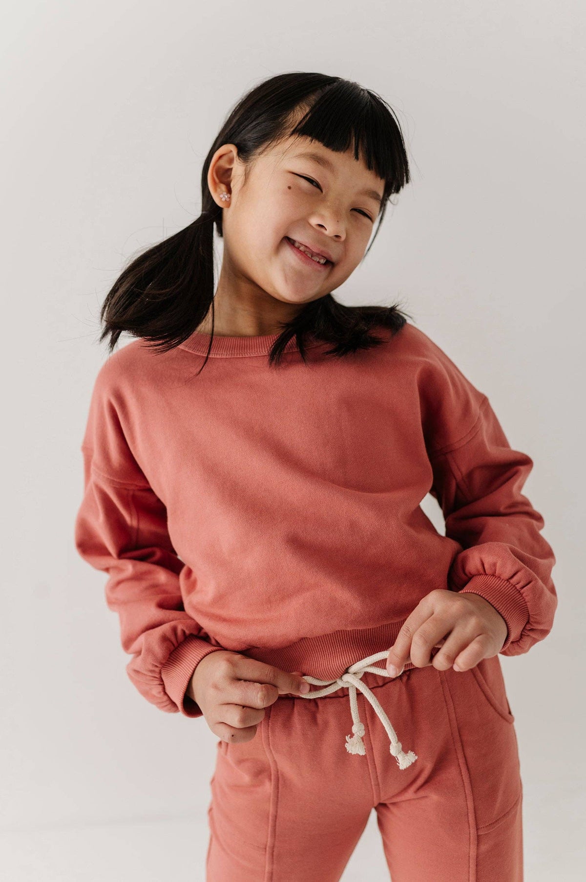Terry Crop Sweatshirt