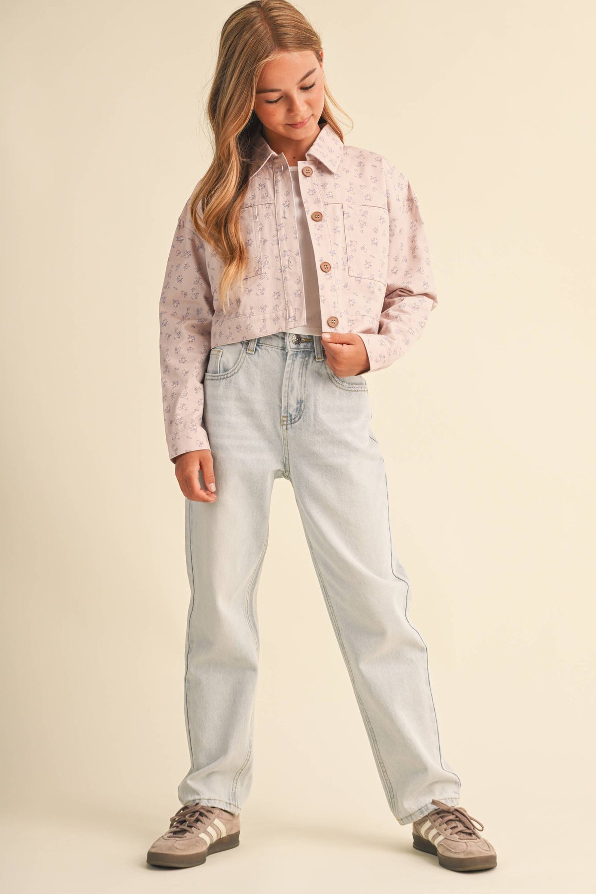 Floral Cropped Jacket