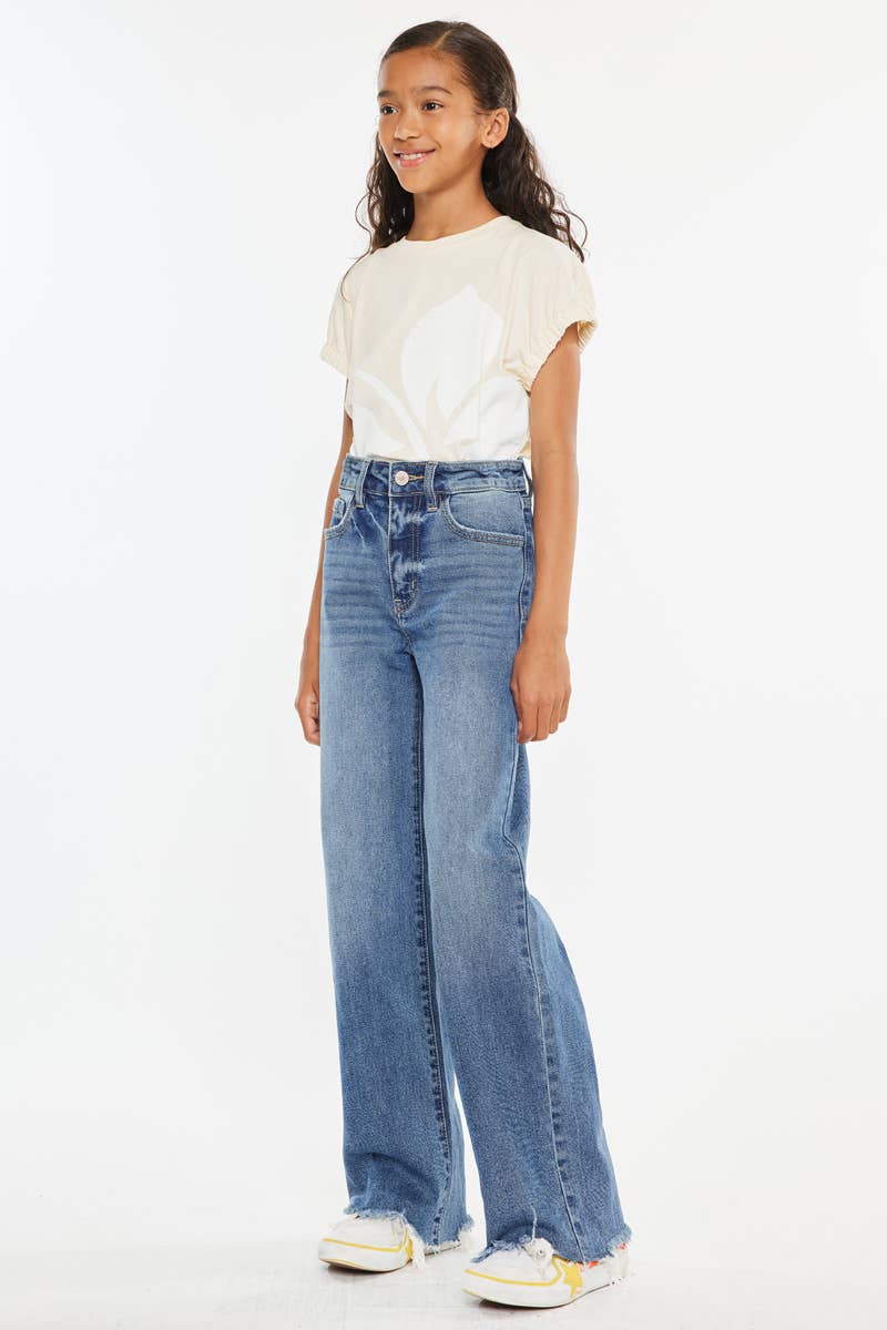 KanCan High Rise Slim Wide Leg