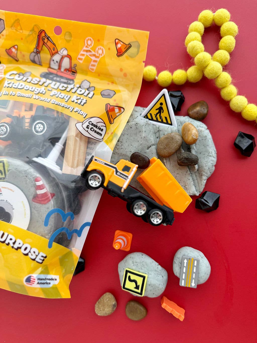 Construction KidDough Play Kit