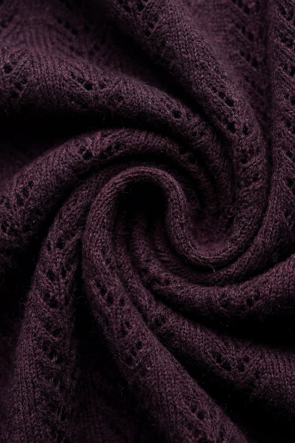 Maxine Knitted Cardigan - Blackcurrant