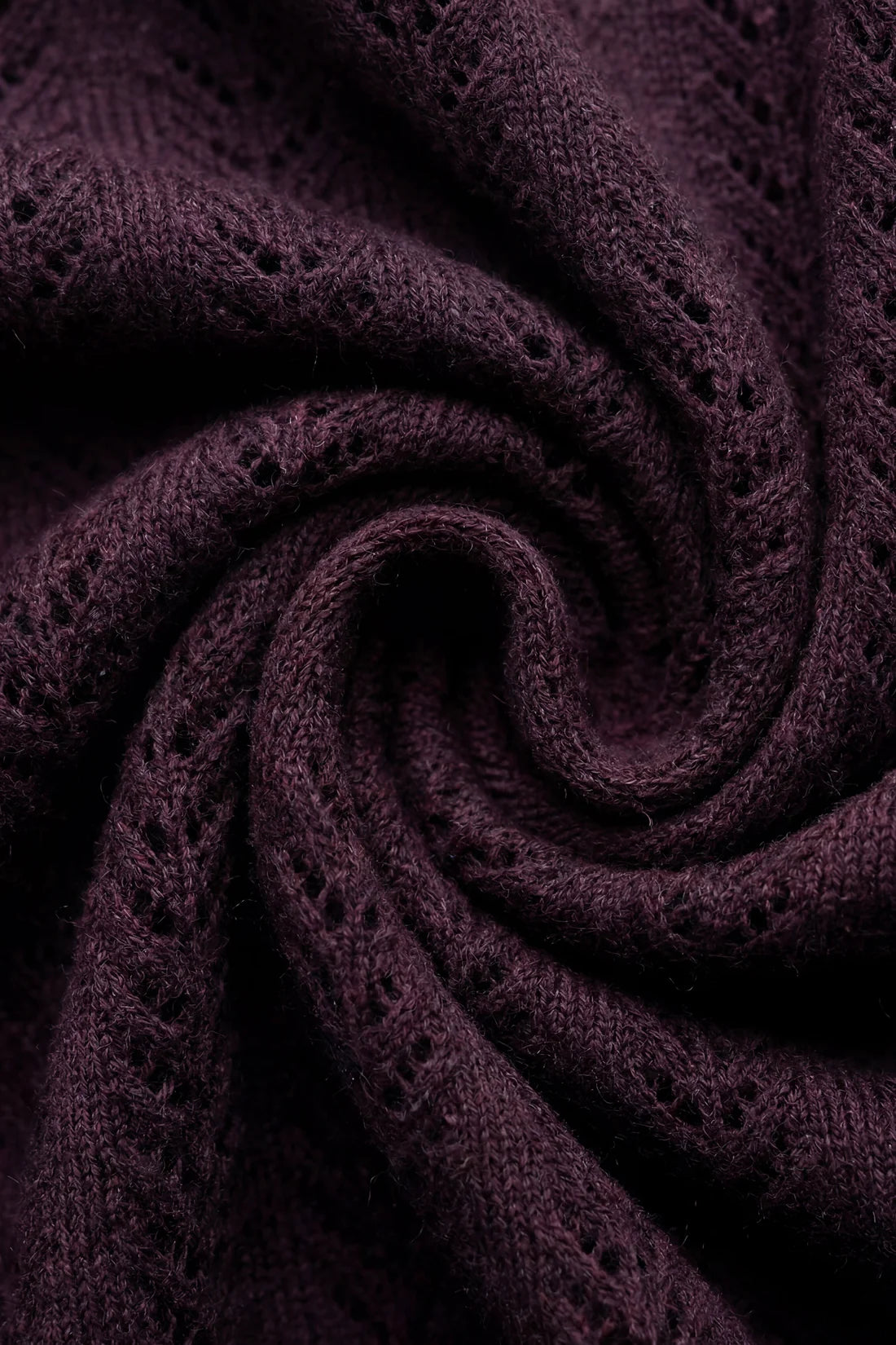 Maxine Knitted Cardigan - Blackcurrant