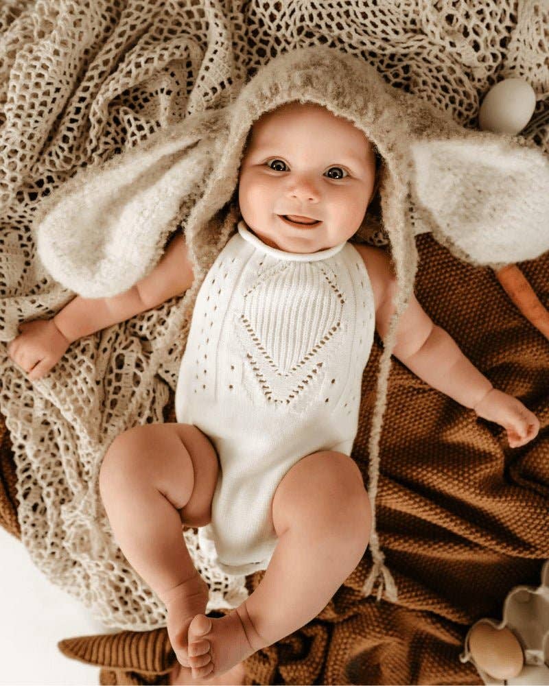 Drake Crochet Halter Romper