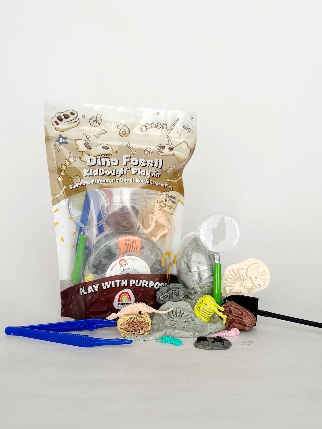 Dinosaur Fossil Dig KidDough Play Kit