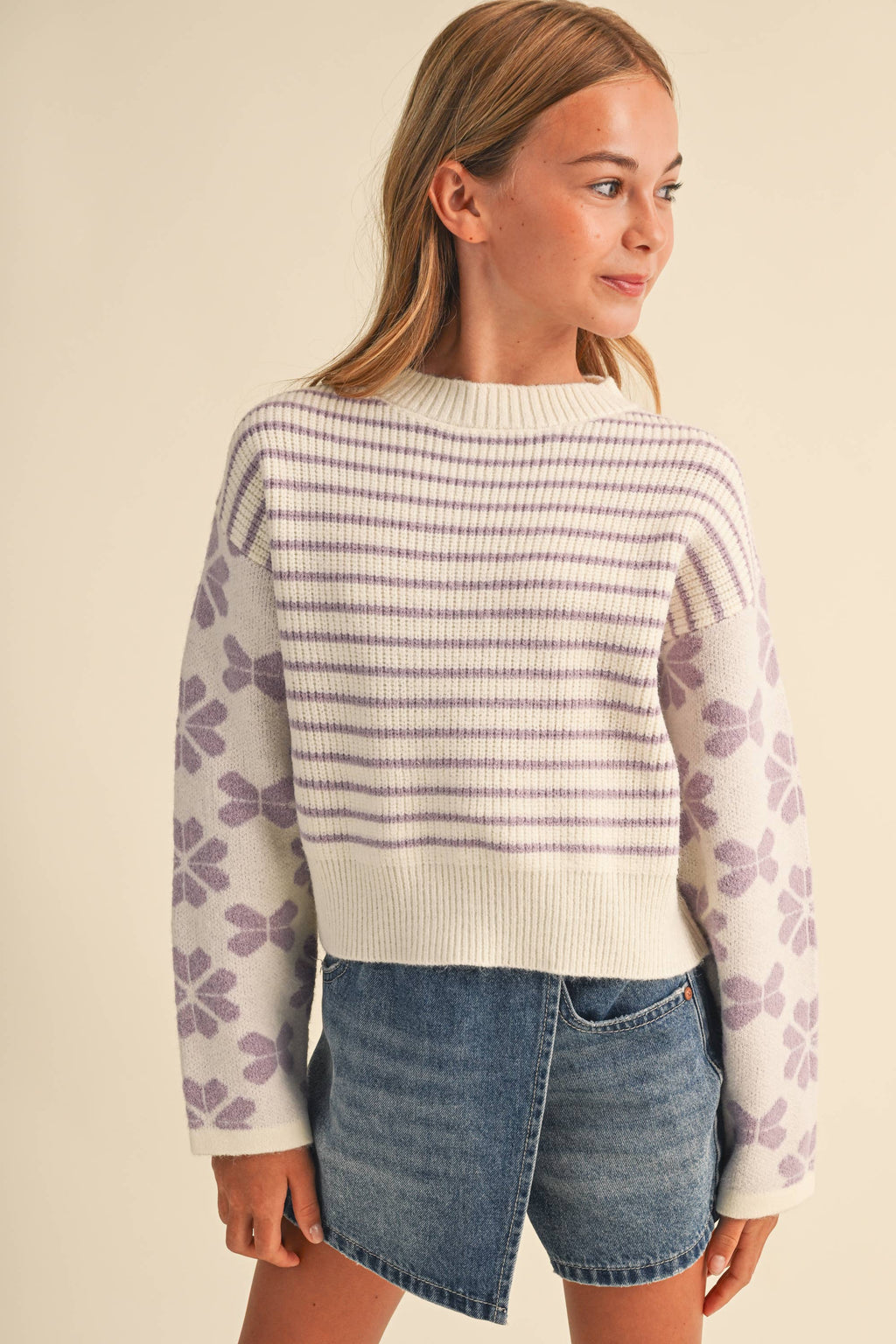 TESSA BOW SWEATER