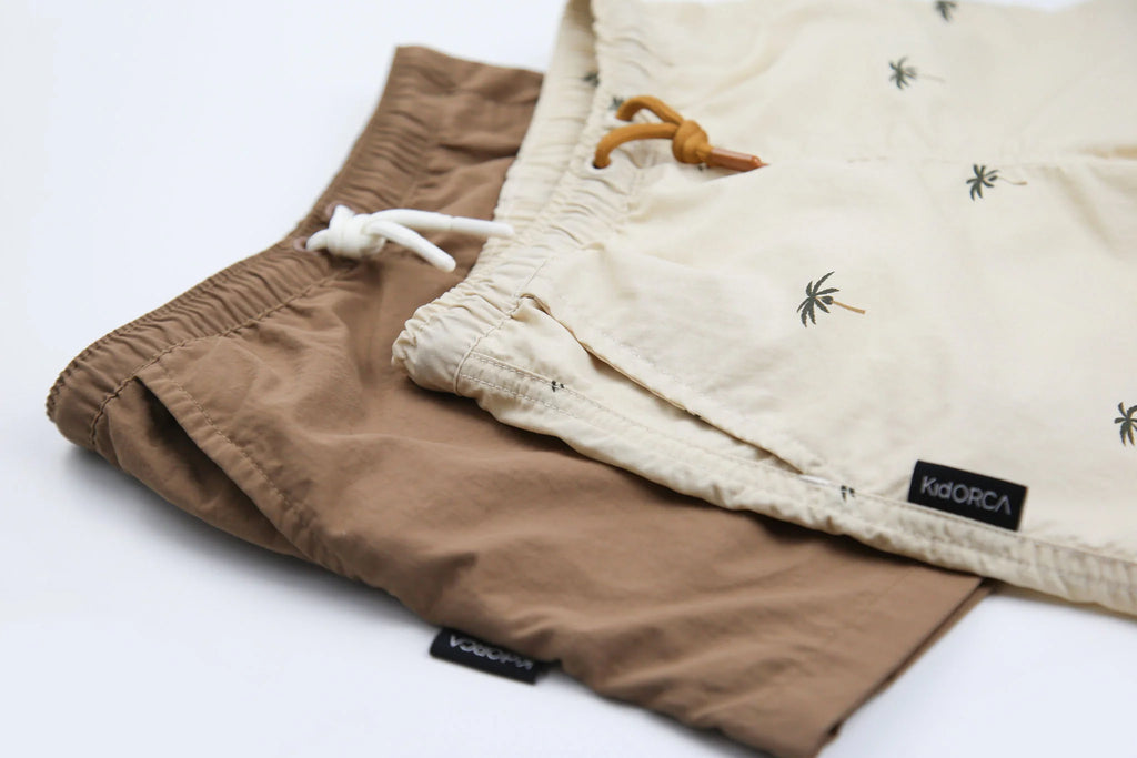 Boys Swim Trunks – Palm Almond