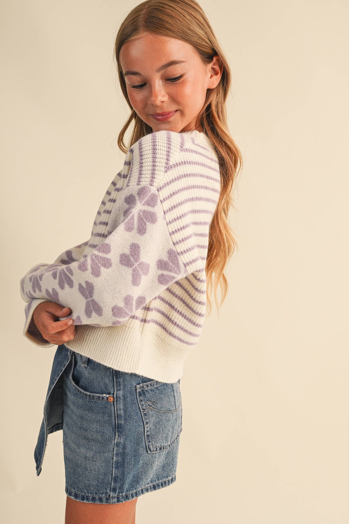 TESSA BOW SWEATER