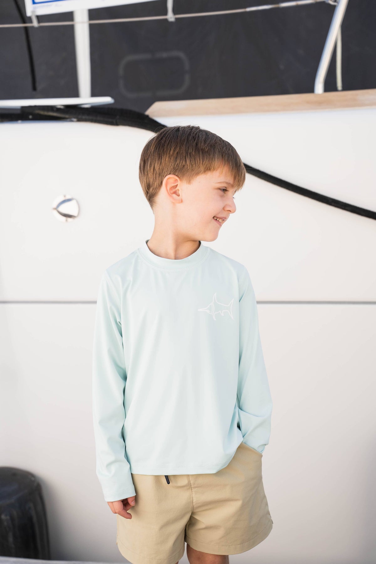 Tybee Rashguard Light Blue