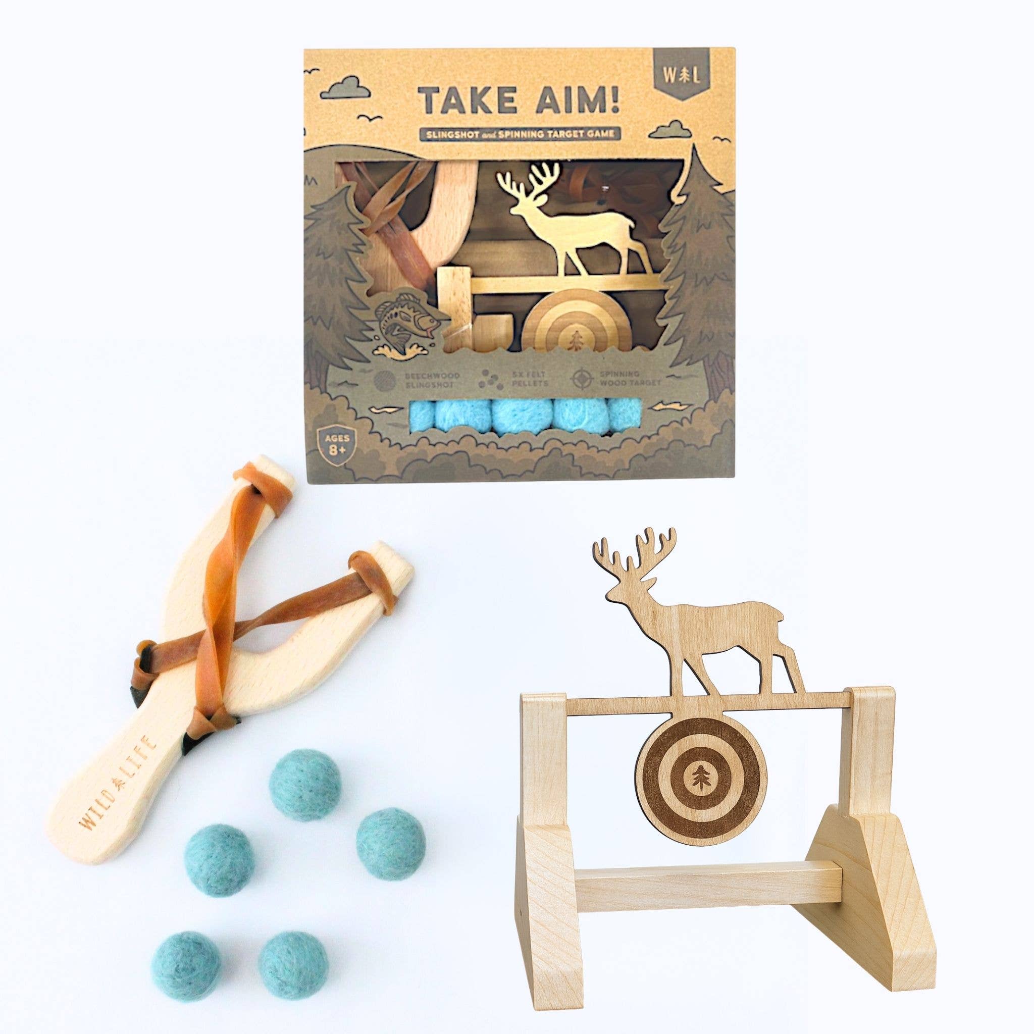 Kids Slingshot & Target Set