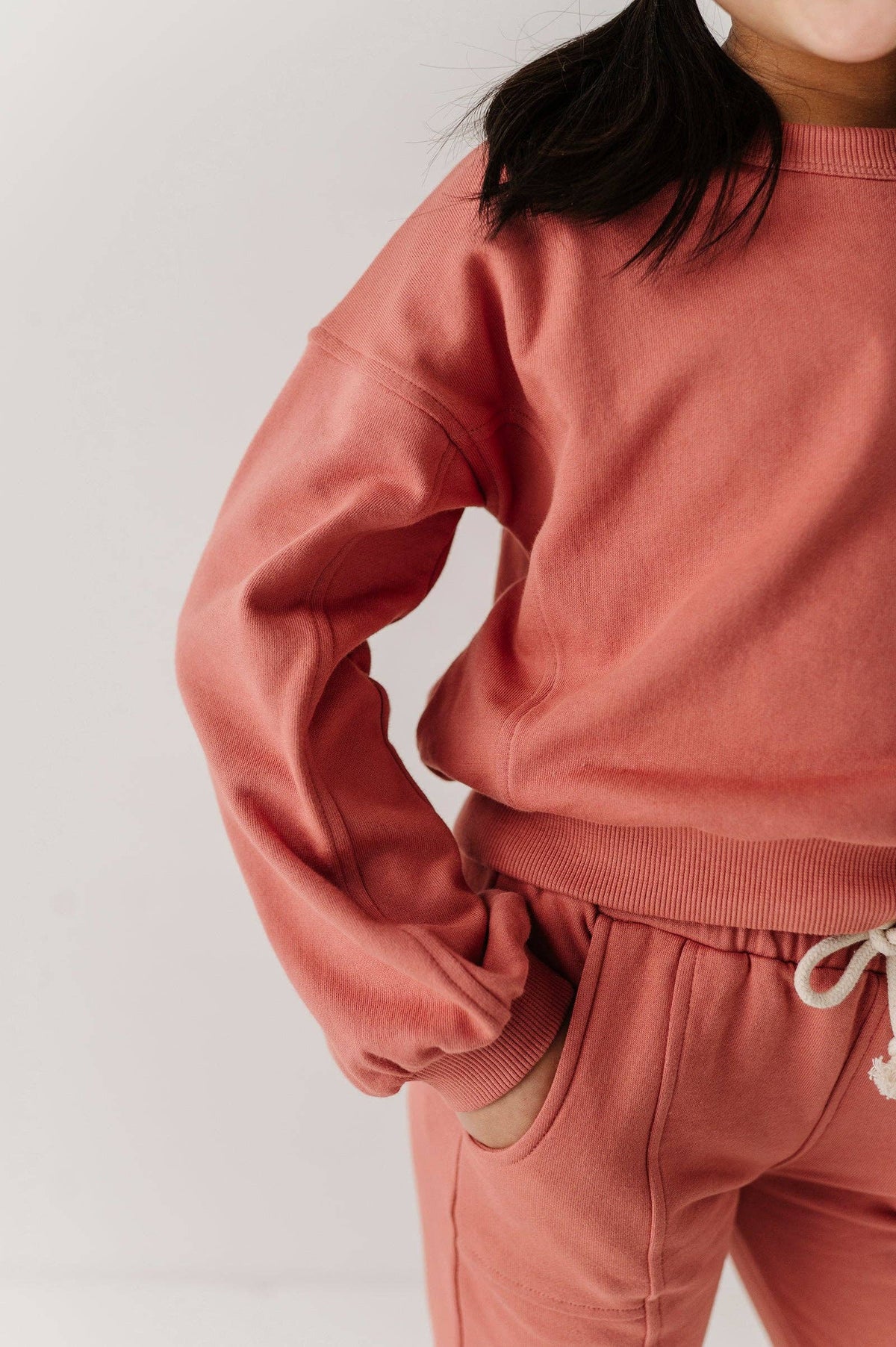 Terry Crop Sweatshirt