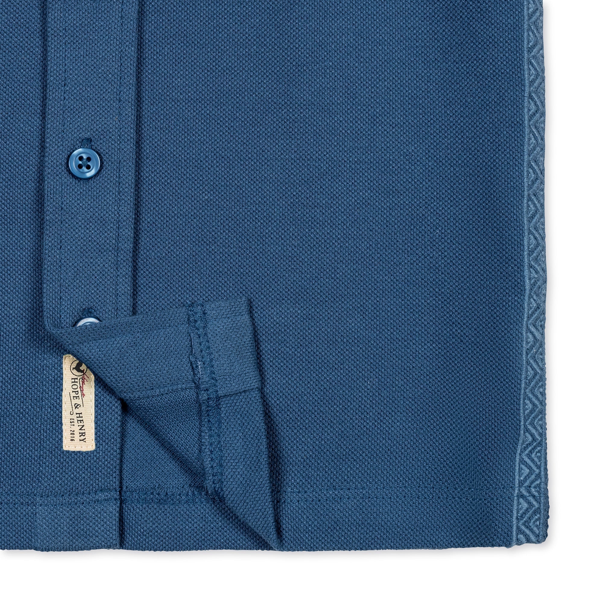 Boy’s Organic Pique Button Down Shirt