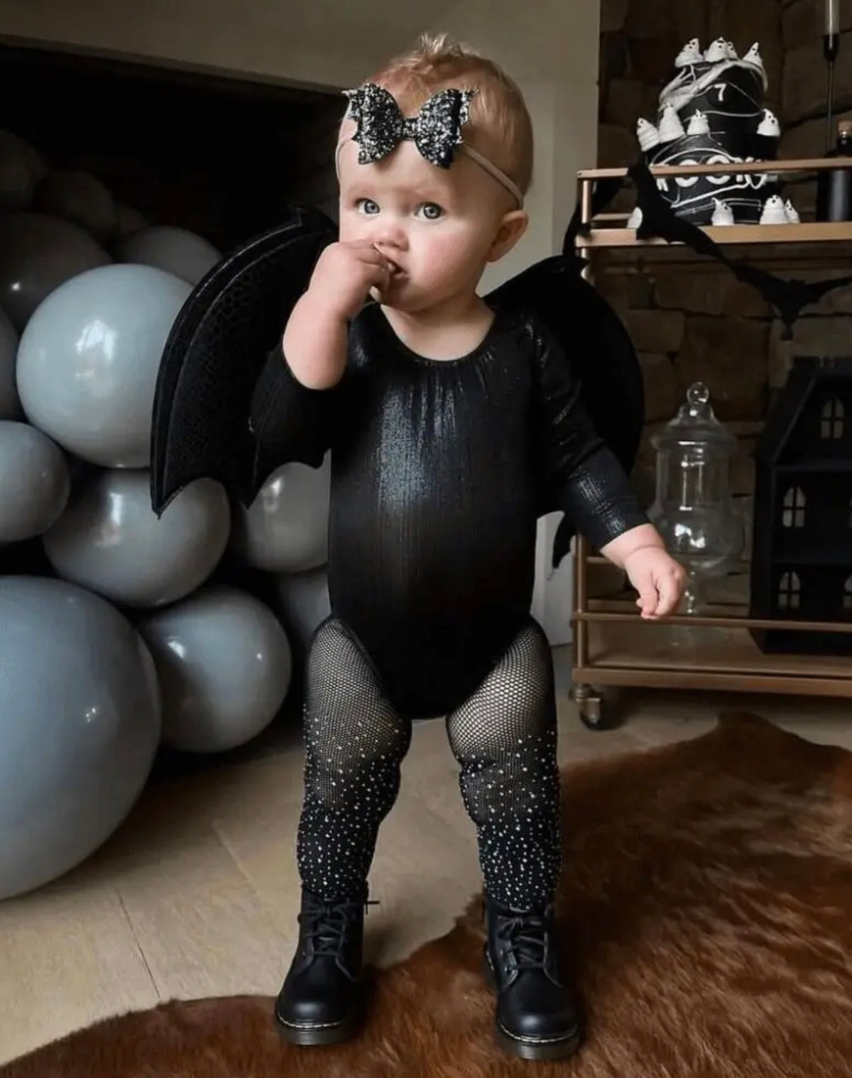 Livee Long Sleeve Leotard - Time-to-Shine Onyx