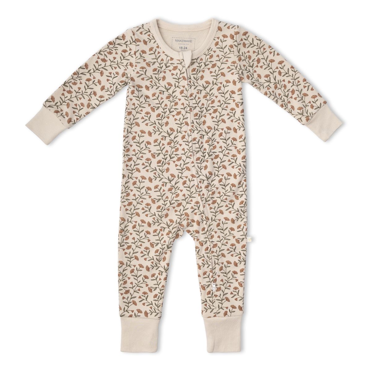 Organic Romper- Rustbloom