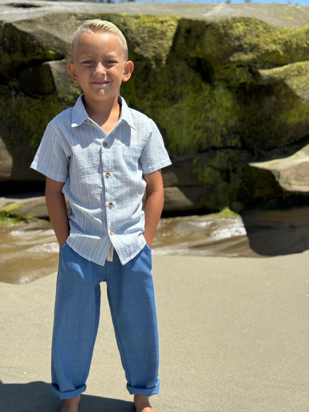 Chambray Woven Shirt