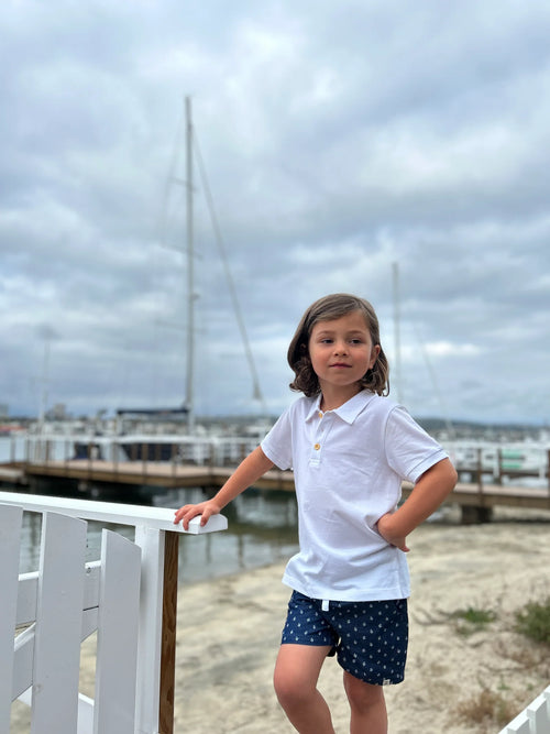 CHAMBRAY ANCHOR SHORTS