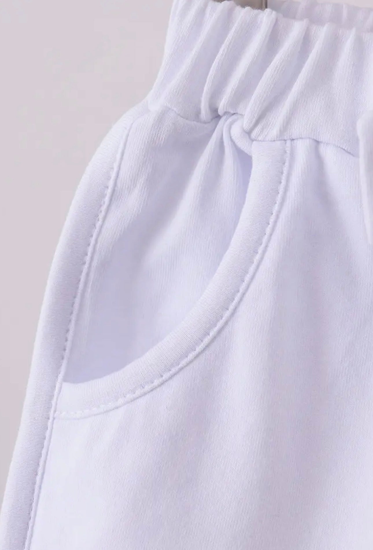 White Bow Shorts
