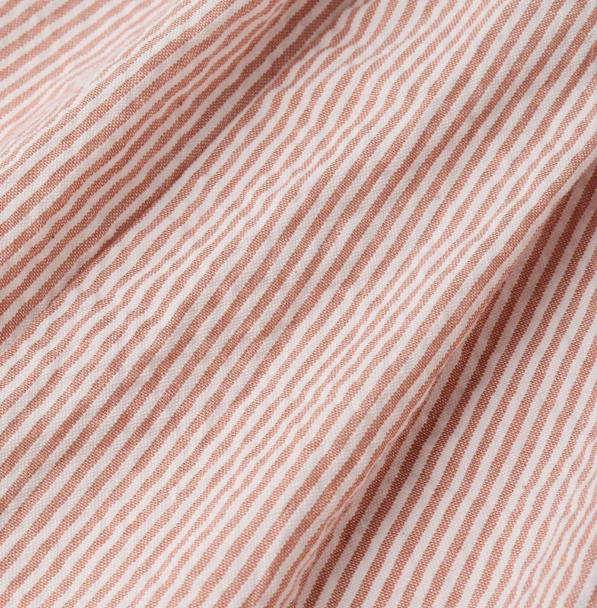 Coral Stripes Bubble Romper