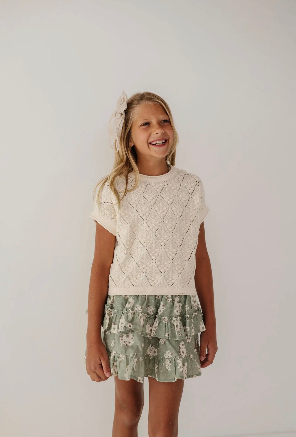 Sage Meadow Ruffle Skirt