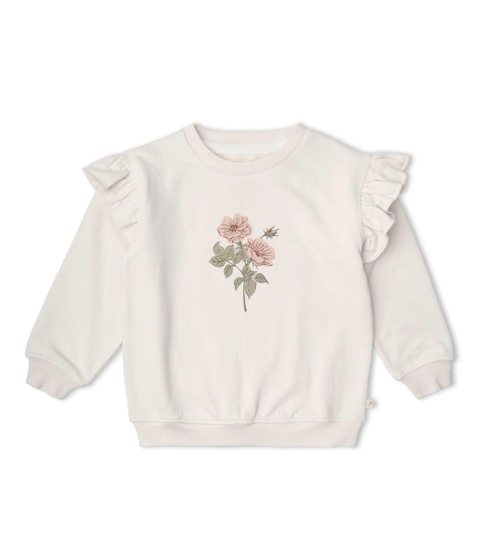 Organic Fleece Sweatshirt - Bloom