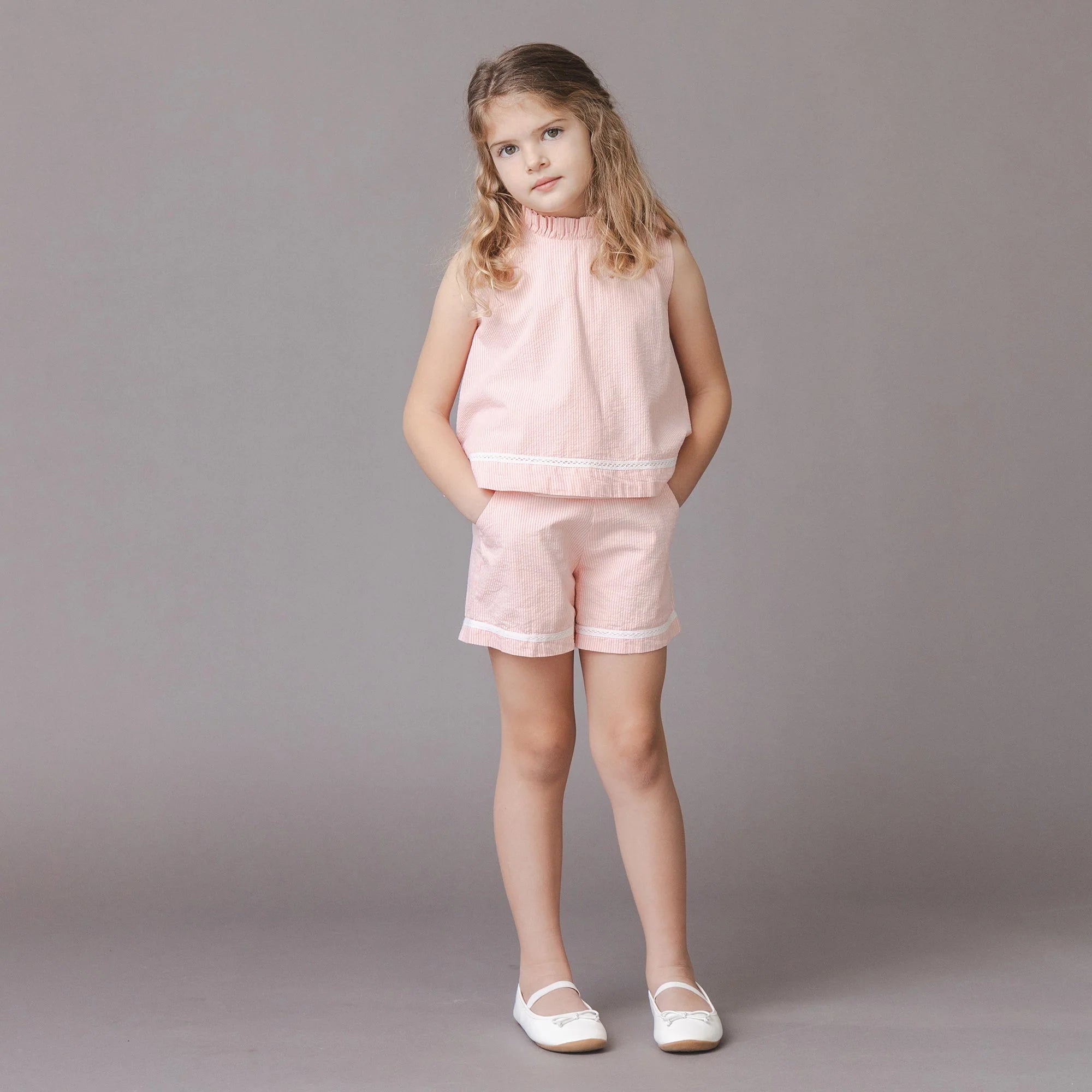 Organic Seersucker Pull-on Short