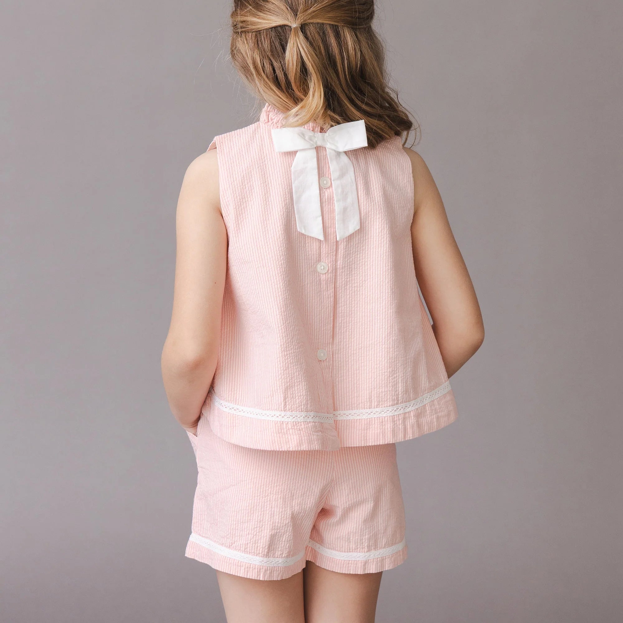 Organic Seersucker Pull-on Short