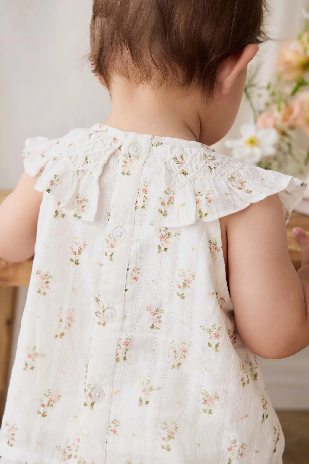 Saylor Top and Bloomer set - Josepha Egret