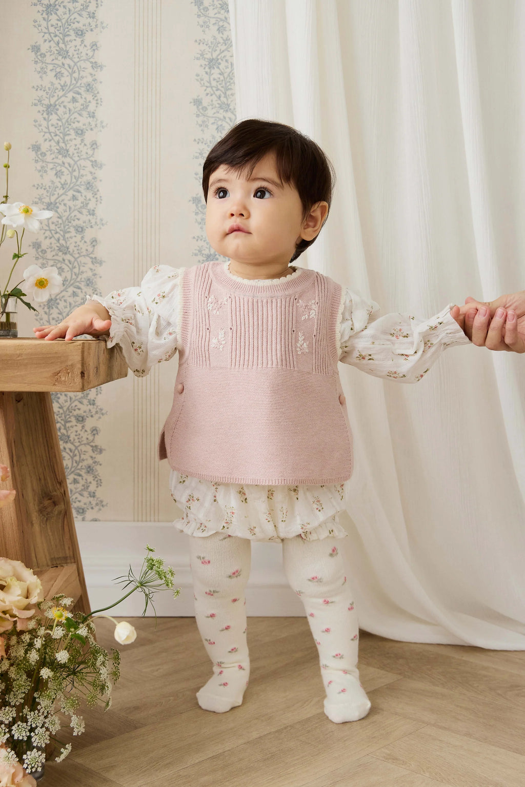 Saylor Top and Bloomer set - Josepha Egret