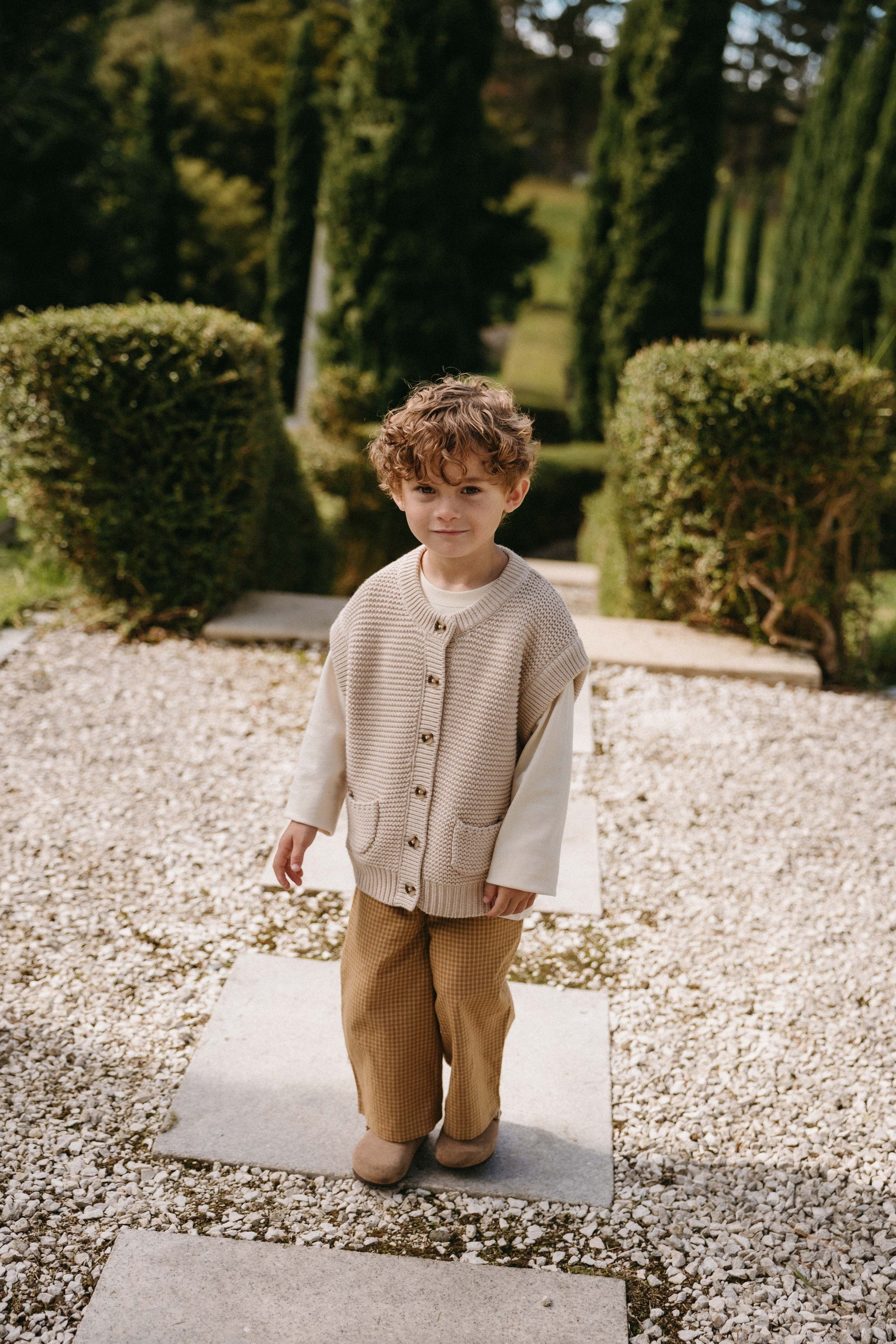 Kenji Pant- Check Buckwheat